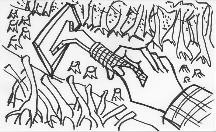 tree_drw_01 save a tree, pencil, series, 01